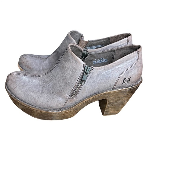 Born Famke low ankle bootie clogs - Picture 1 of 10